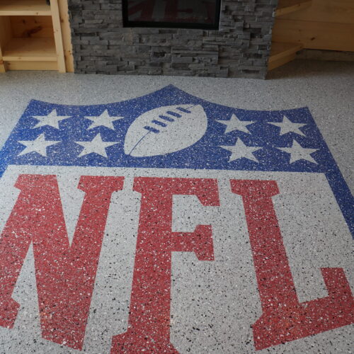 Granite Epoxy with NFL Logo
